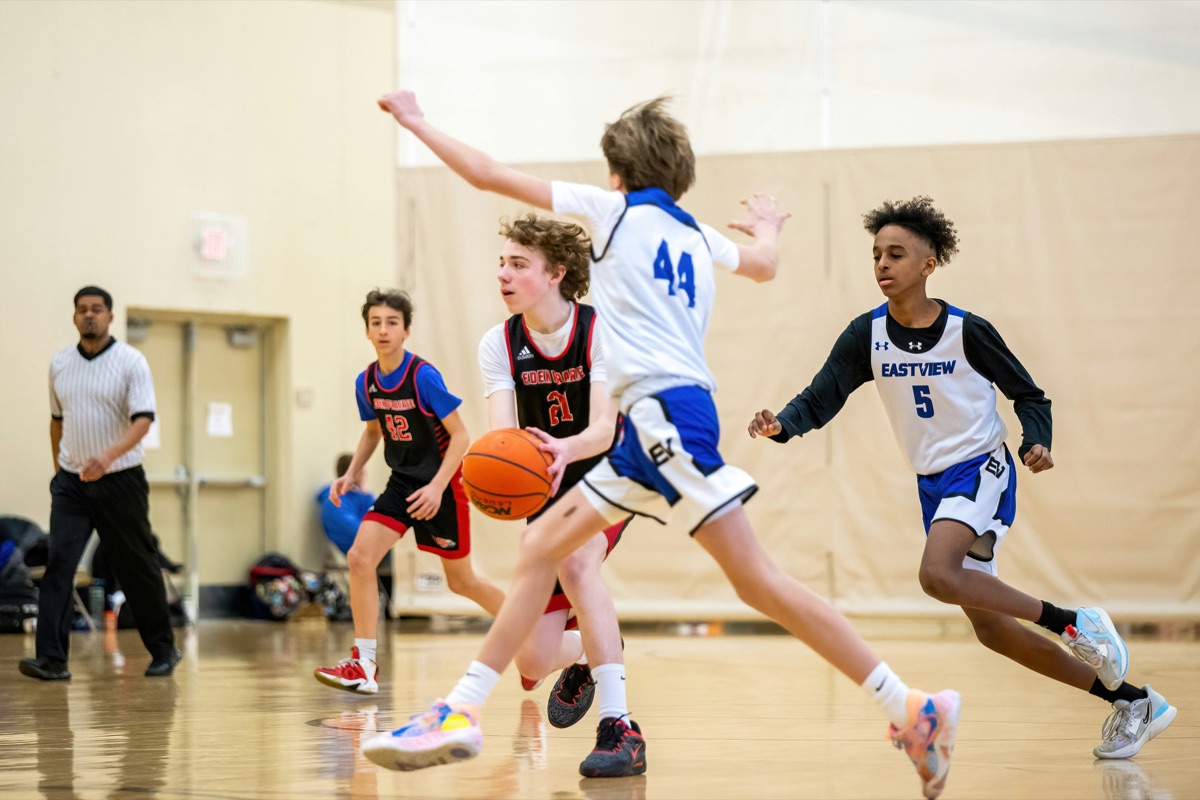 Basketball, a youth program we partner with